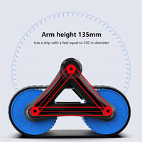 Double Wheel Abdominal Exerciser Women Men